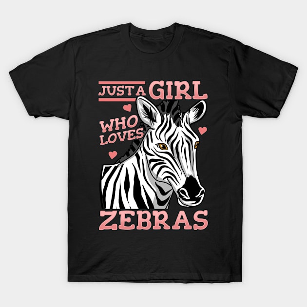 Zebras Zebra Lover Zebra Stripes T-Shirt by CreativeGiftShop